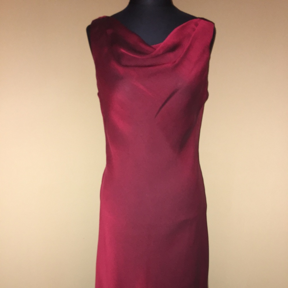 Burgundy Cocktail/Party/Evening Dress