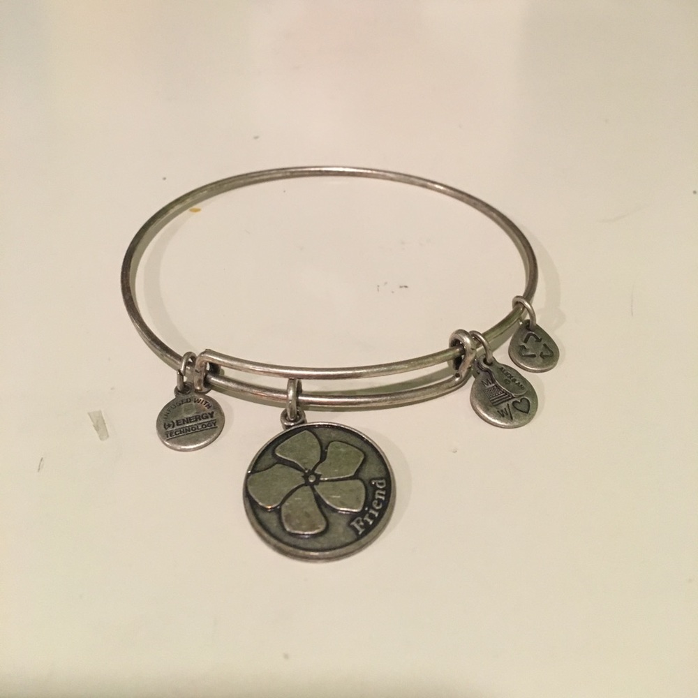 Silver Alex and Ani bracelet