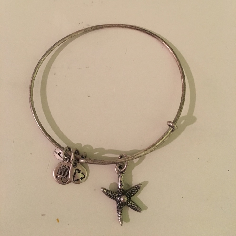 Silver Alex and Ani bracelet