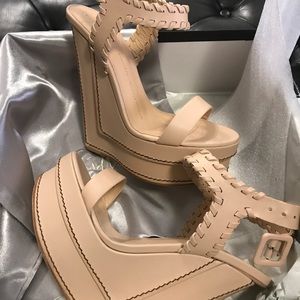 Giuseppie Zanotti Nude Wedges