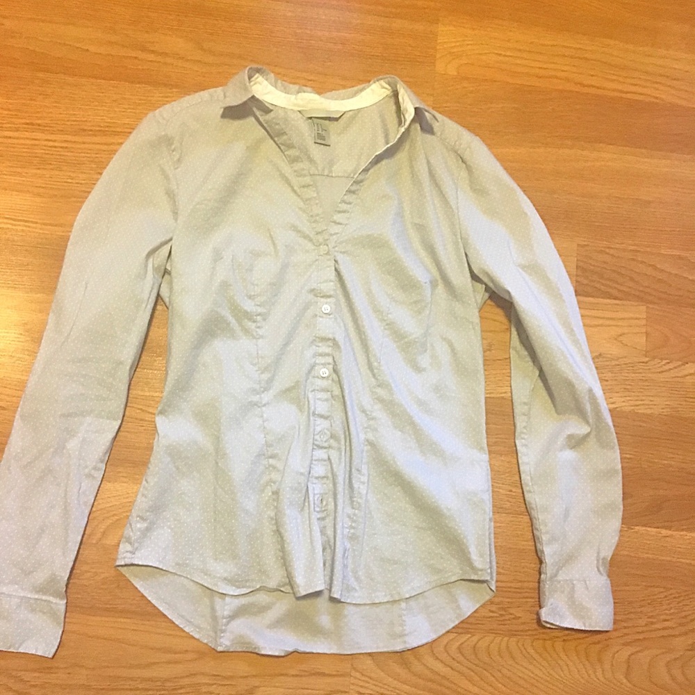 •Polka•Dot•Dress•Shirt•