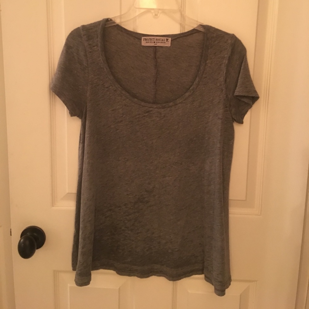UO scoop neck tee