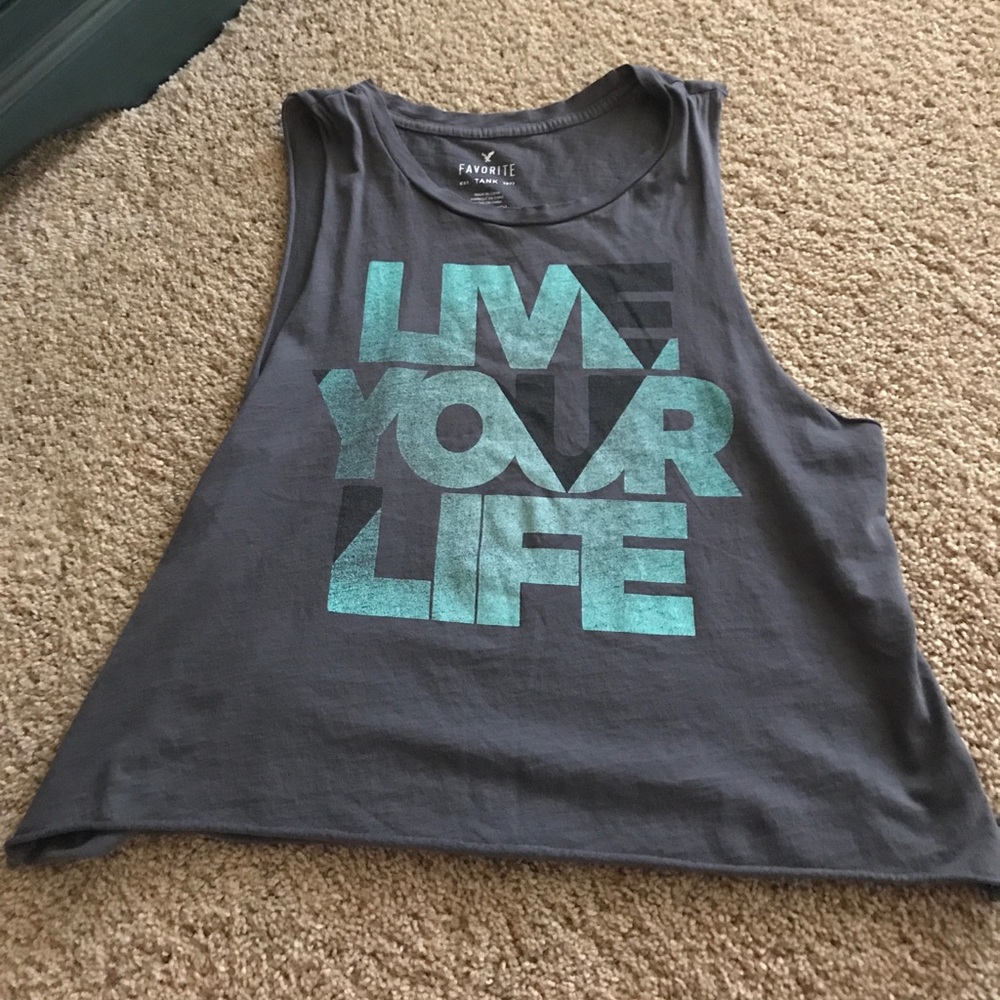 Sleeveless shirt from american eagle.