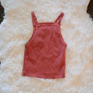 Rose Pink Crop Top