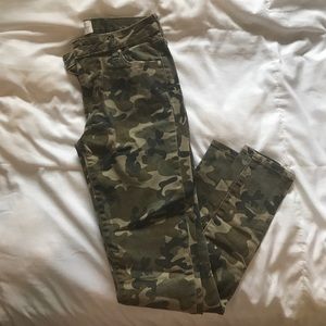 Kendall and Kylie army jeans