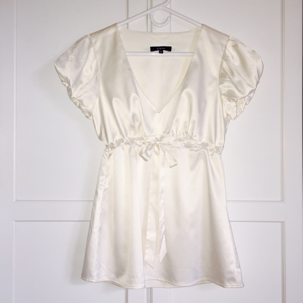 Express Blouse - Short Sleeve Satin