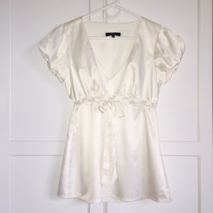 Express Blouse - Short Sleeve Satin