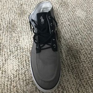 Polo Ralph Lauren high top boat shoes