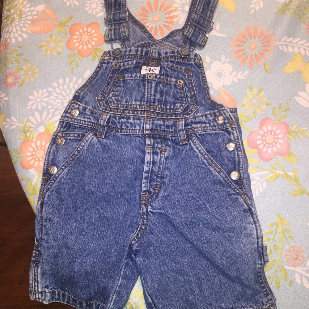 Calvin Klein Bib overalls. Kids size small.