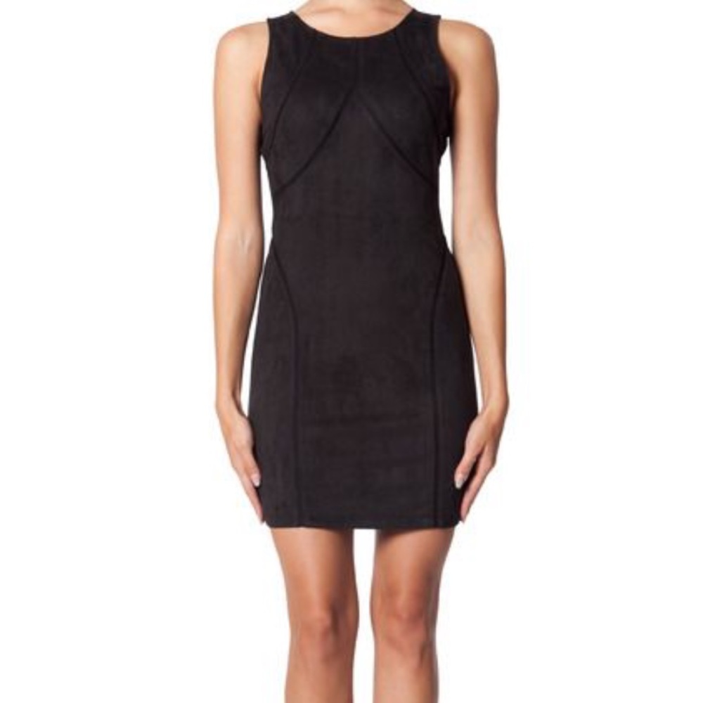 Sanctuary NWT Suede Black Dress