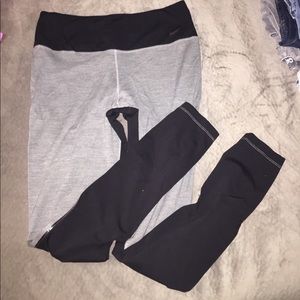 Women's Nike black/gray leggings