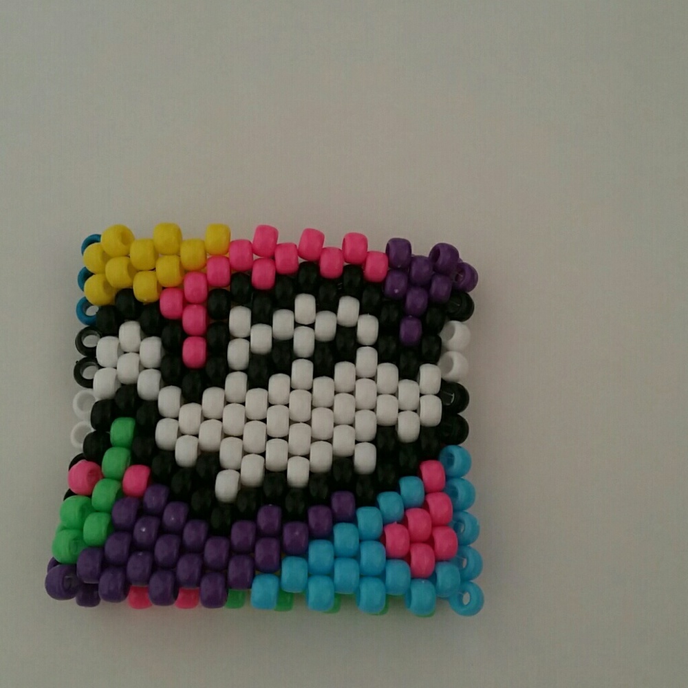 Marshmello kandi cuff