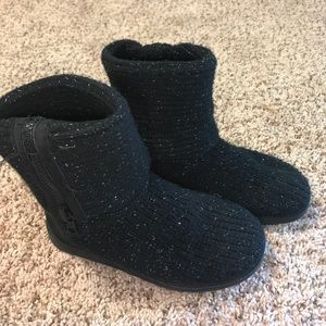 Black Sparkly Boots
