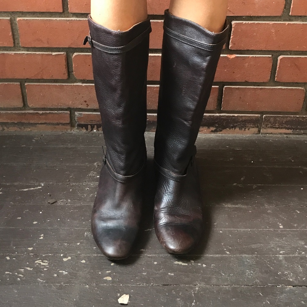 Brown Leather Frye Equestrian Boot