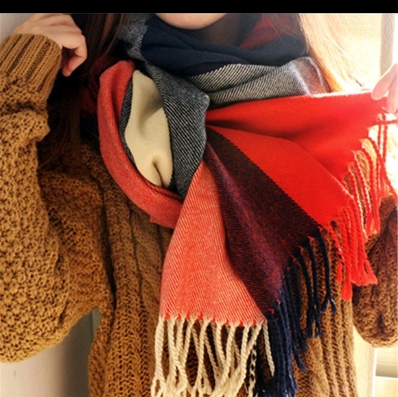 Accessories - Winter 2019 Soft Plaid Scarf