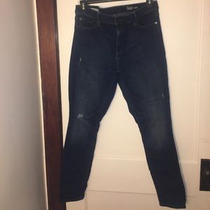 GAP True Skinny Medium Distressed Jeans Sz 16👖