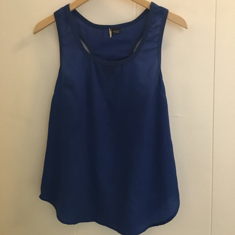 Blue Dressy Tank