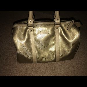 authentic gucci  handbag GOLD LIMITED EDITION
