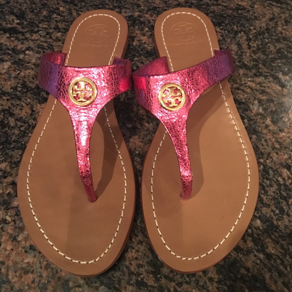 New Tory Burch Cameron leather sandal size 7