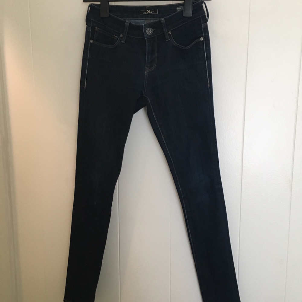 Heritage skinny dark jeans