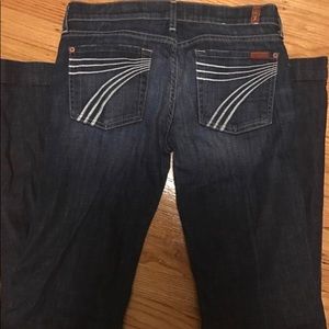 Bootleg 7 jeans!