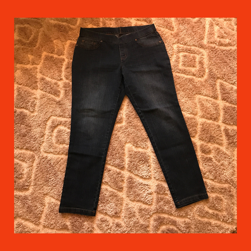 Faded Glory Blue Jeggings sz 12