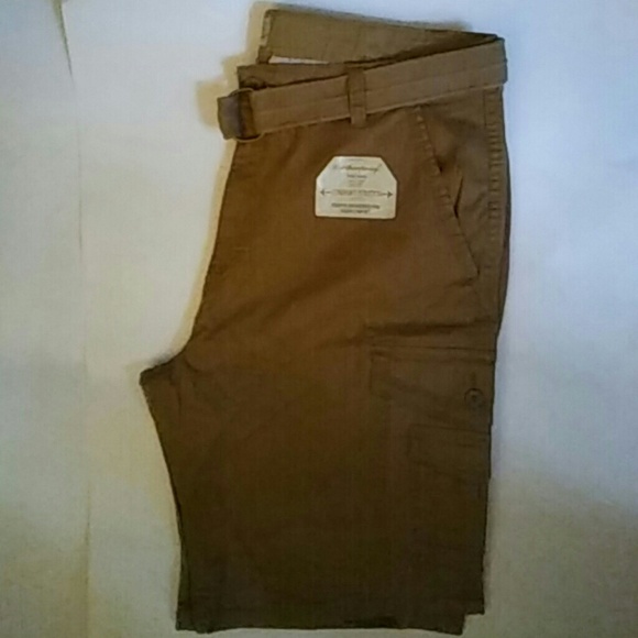 Men's Weatherproof Cargo Shorts, 38, Tan - Picture 3 of 3