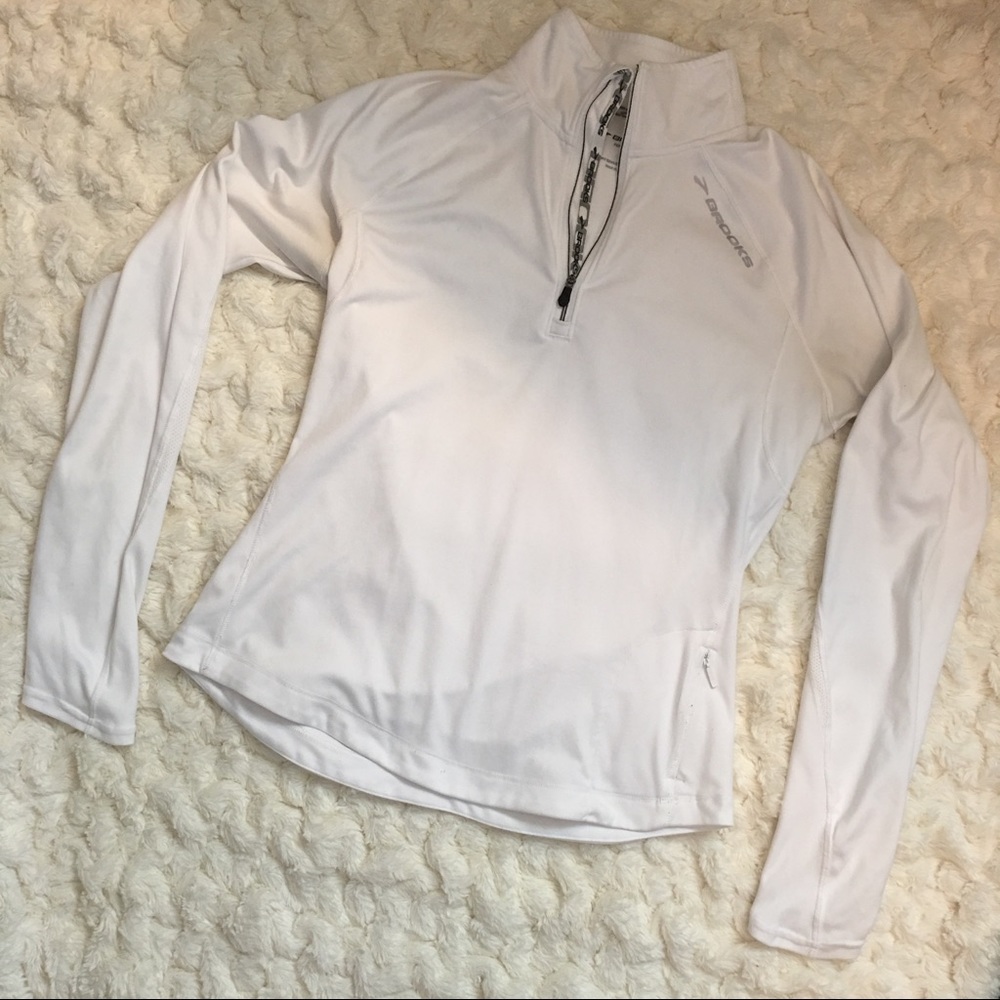 Brooks running 1/4 zip top