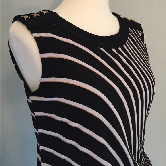 WHBM Dress with faux wrap skirt - Picture 2 of 8