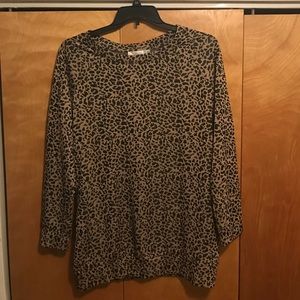 Minkpink leopard print sweater tunic