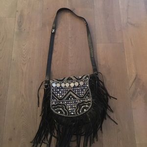 Shashi crossbody black handbag