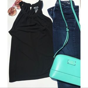 Ann Taylor High-Neck Blouse