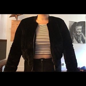 Faux Fur Bomber jacket
