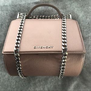 GIVENCHY mini pandora shimmer pink