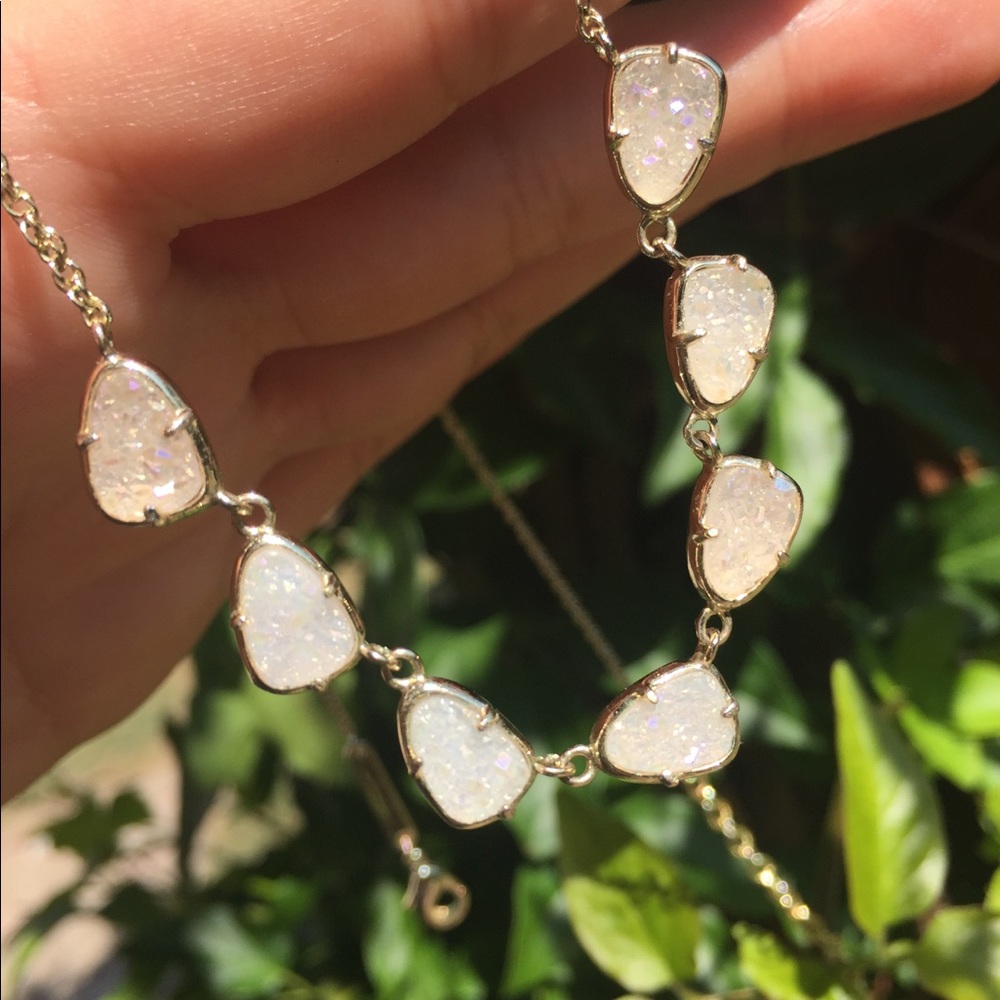 🚫Kendra Scott Iridescent Drusy Necklace