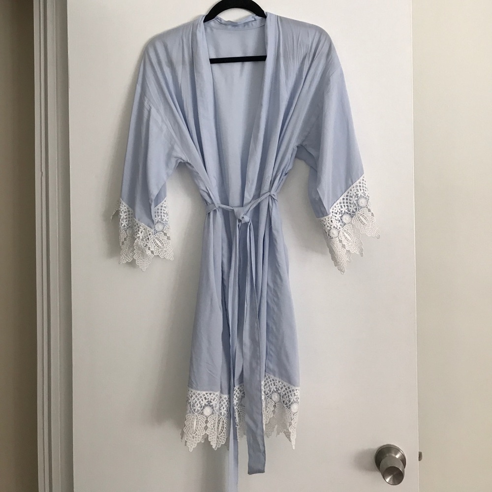 Pretty light blue robe