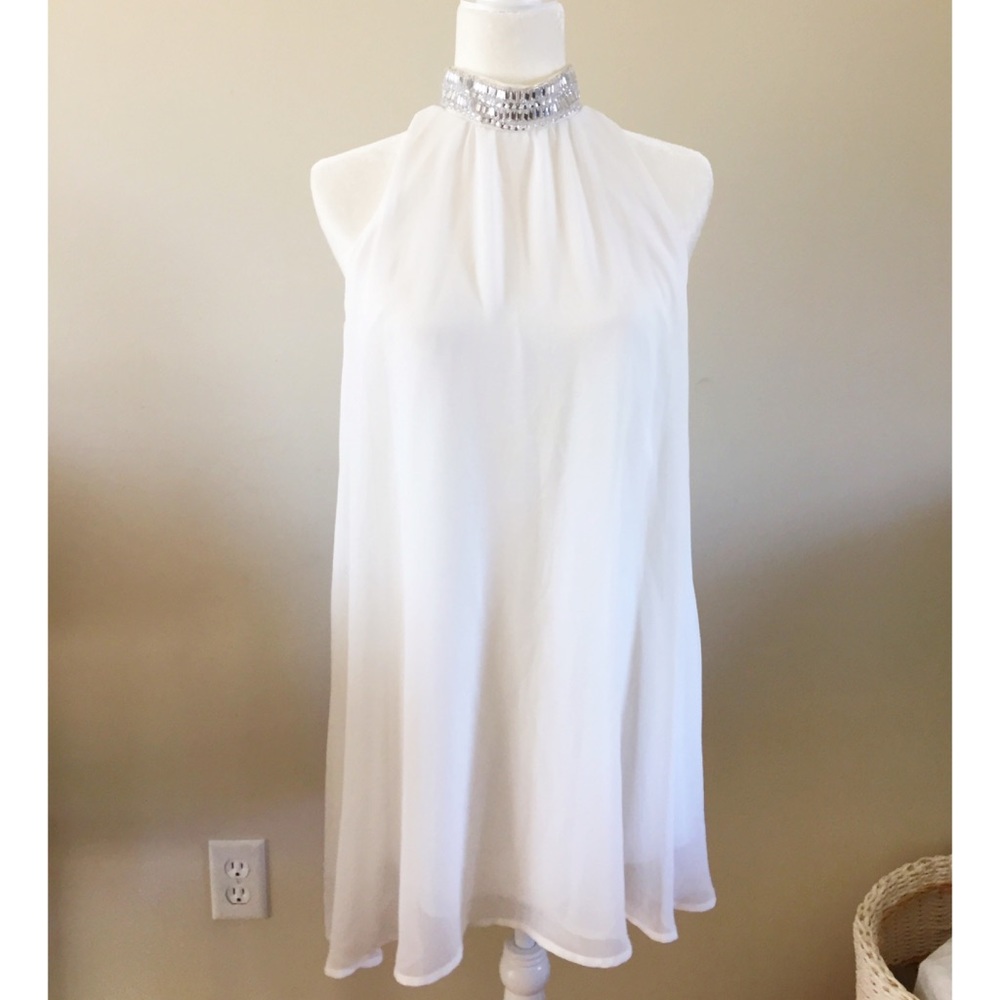 Sheer white dress