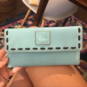 Rooney & Burke sky blue wallet