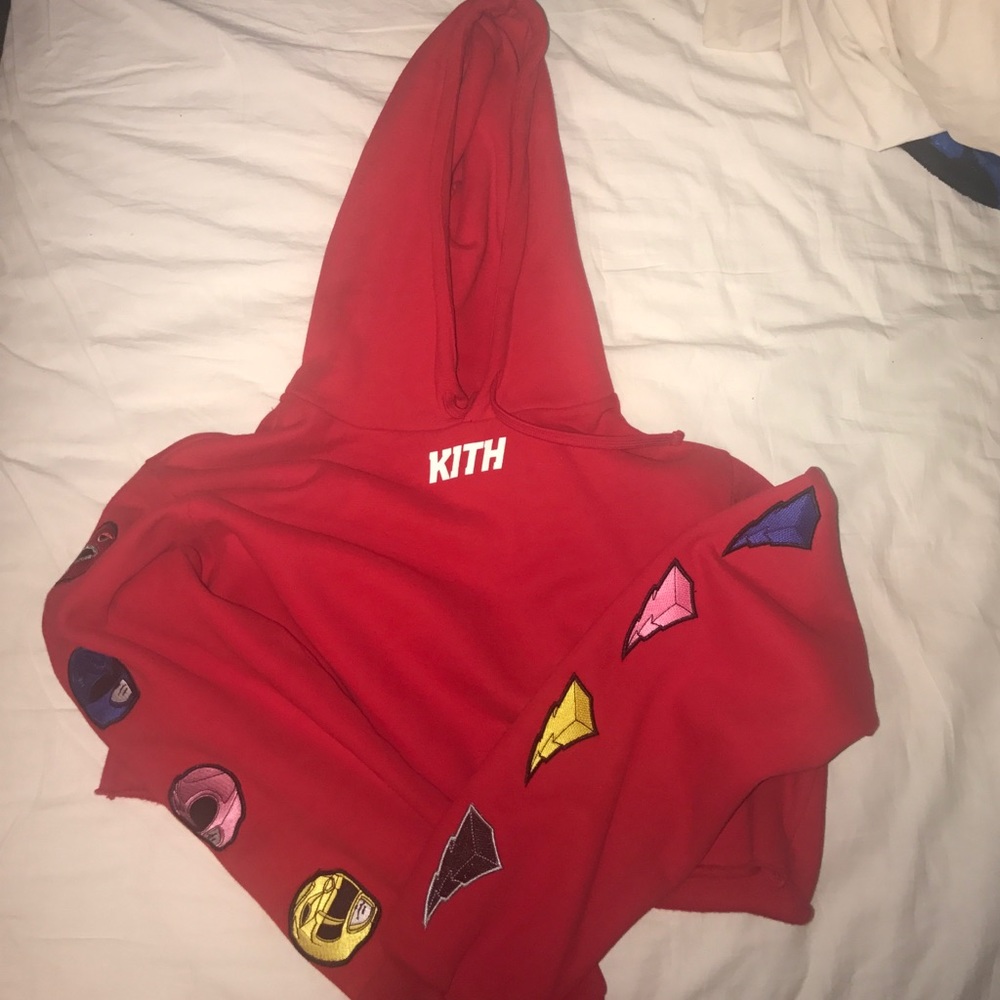 🚫🚫SOLD🚫🚫  POWER RANGERS CROP HOODIE