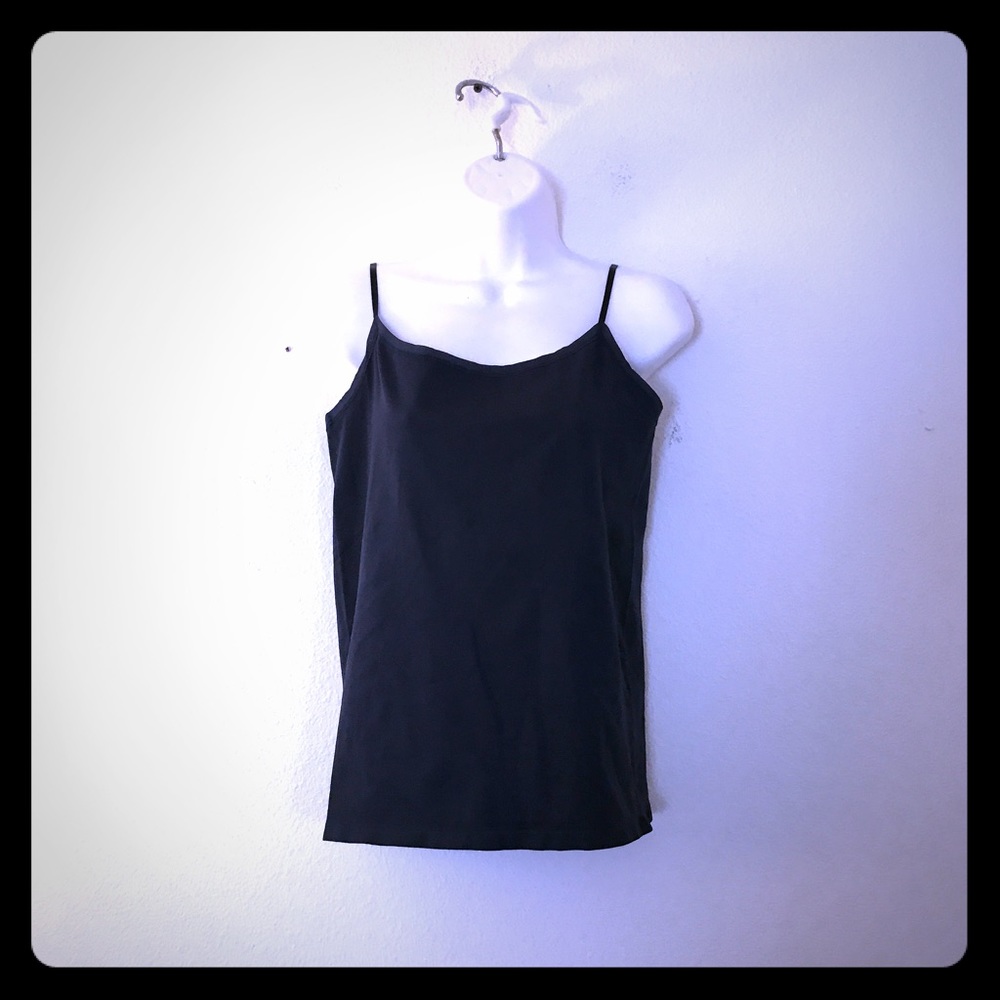 Ann Taylor Blue Spaghetti Strap Top Size: Large