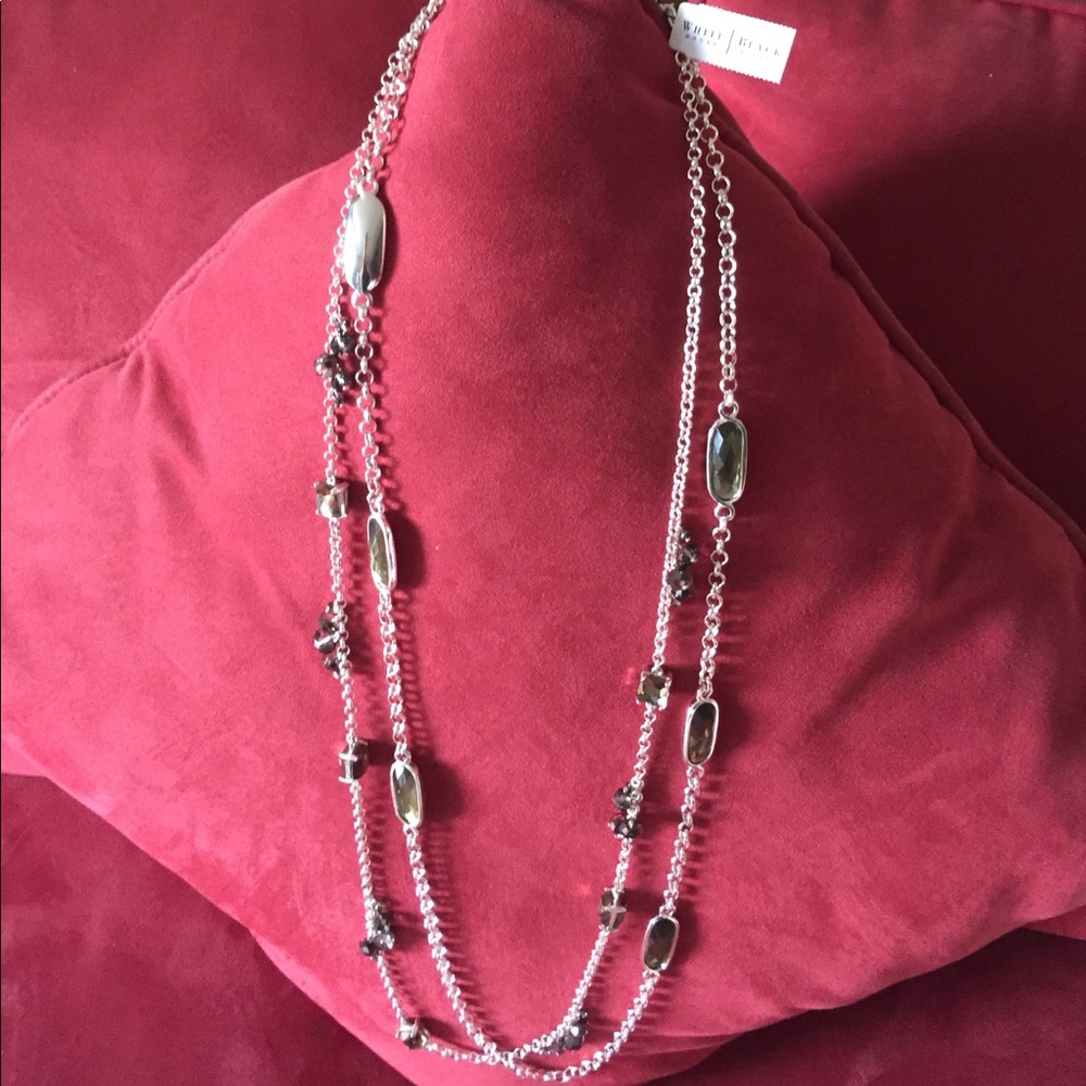 Double Chain Statement Necklace