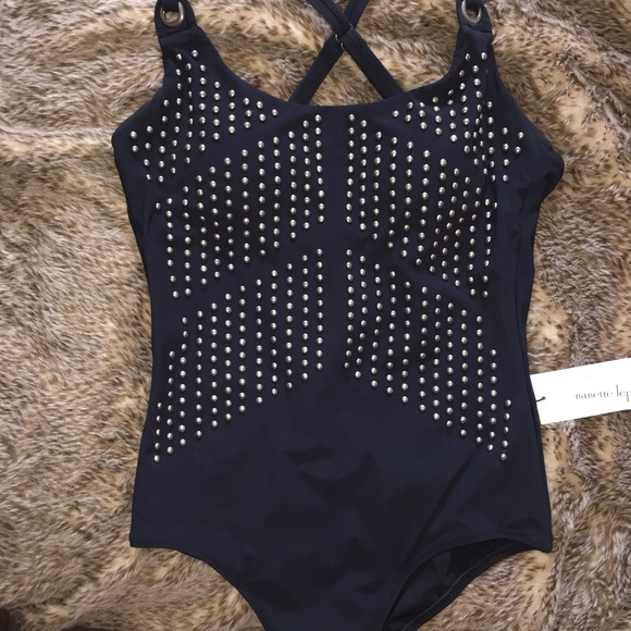 NWT Studded 1 piece swimsuit - Picture 2 of 6