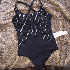 NWT Studded 1 piece swimsuit