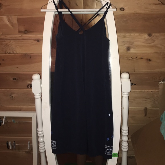 *BRAND NEW* Navy blue floral summer dress - Picture 2 of 4