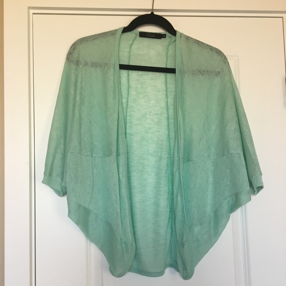 Mint Elodie Shrug Sweater