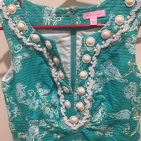 Lilly Pulitzer Adelia dress in birds and bees - Picture 3 of 6