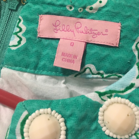 Lilly Pulitzer Adelia dress in birds and bees - Picture 6 of 6