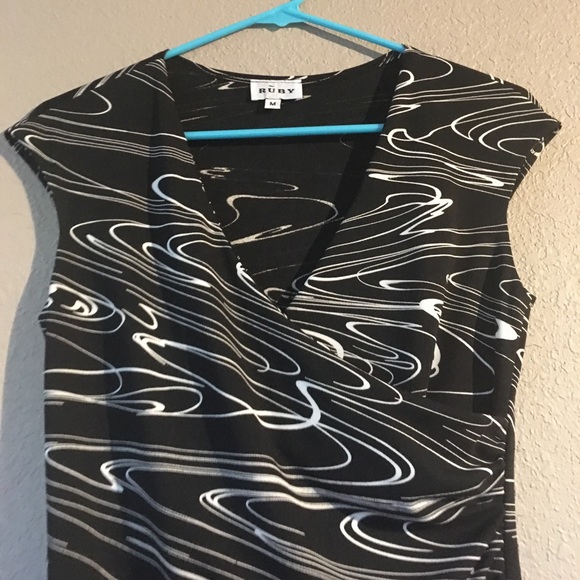 Black White Ruby Size M Dress - Picture 3 of 6