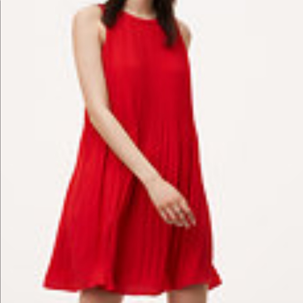 💥FLASH SALE💥 LOFT pleated dress