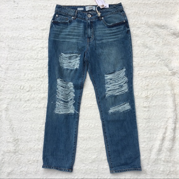 HP! Band of Gypsies Quinn Boyfriend Crop Jean NWT - Picture 4 of 4
